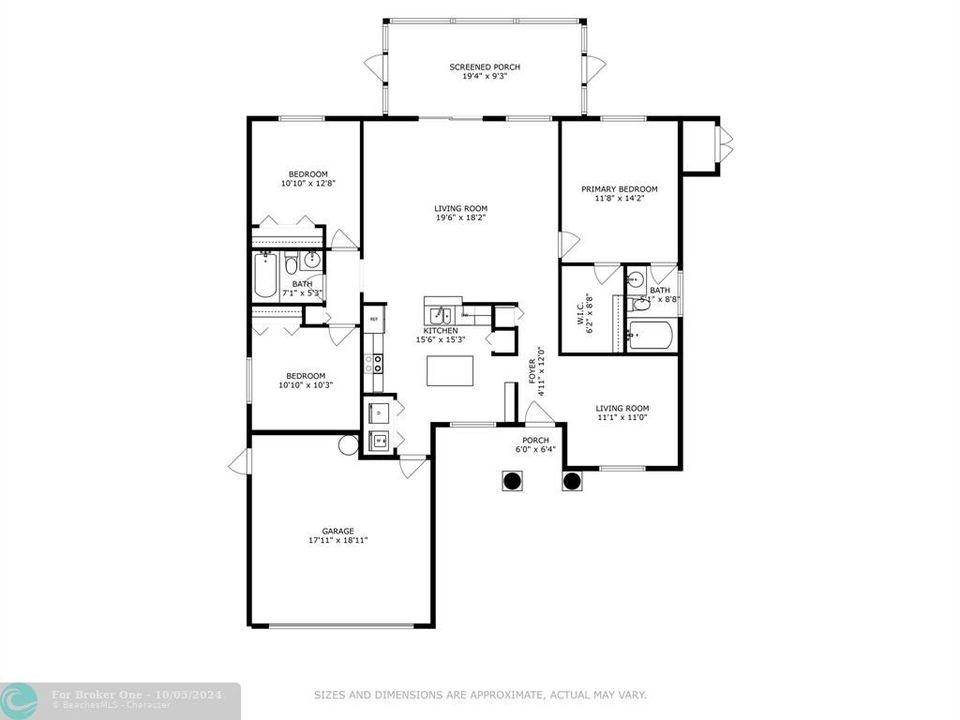 Active With Contract: $384,000 (3 beds, 2 baths, 1460 Square Feet)