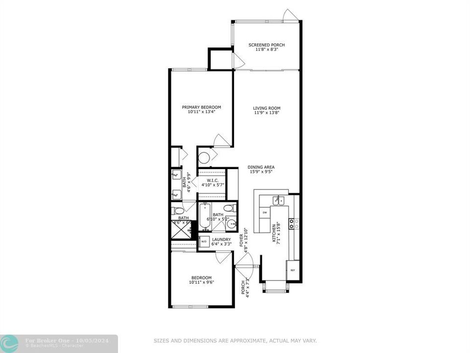 Active With Contract: $295,000 (2 beds, 2 baths, 1150 Square Feet)