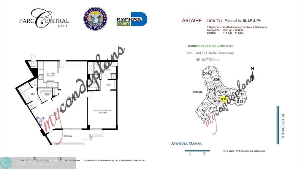 En Venta: $420,000 (2 camas, 2 baños, 990 Pies cuadrados)