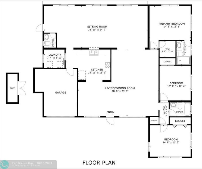 En Venta: $1,195,000 (3 camas, 2 baños, 2140 Pies cuadrados)