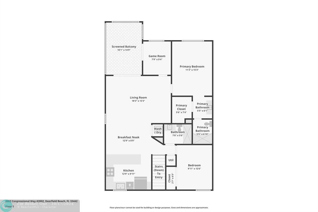 Active With Contract: $359,000 (2 beds, 2 baths, 1130 Square Feet)