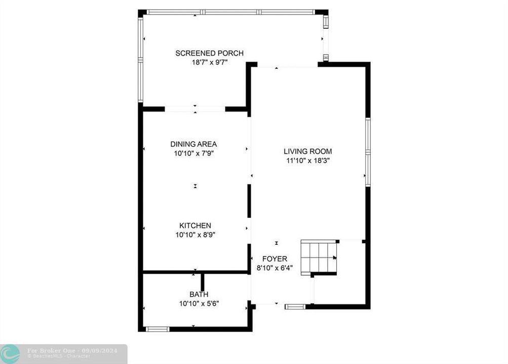 Active With Contract: $346,000 (2 beds, 1 baths, 1054 Square Feet)