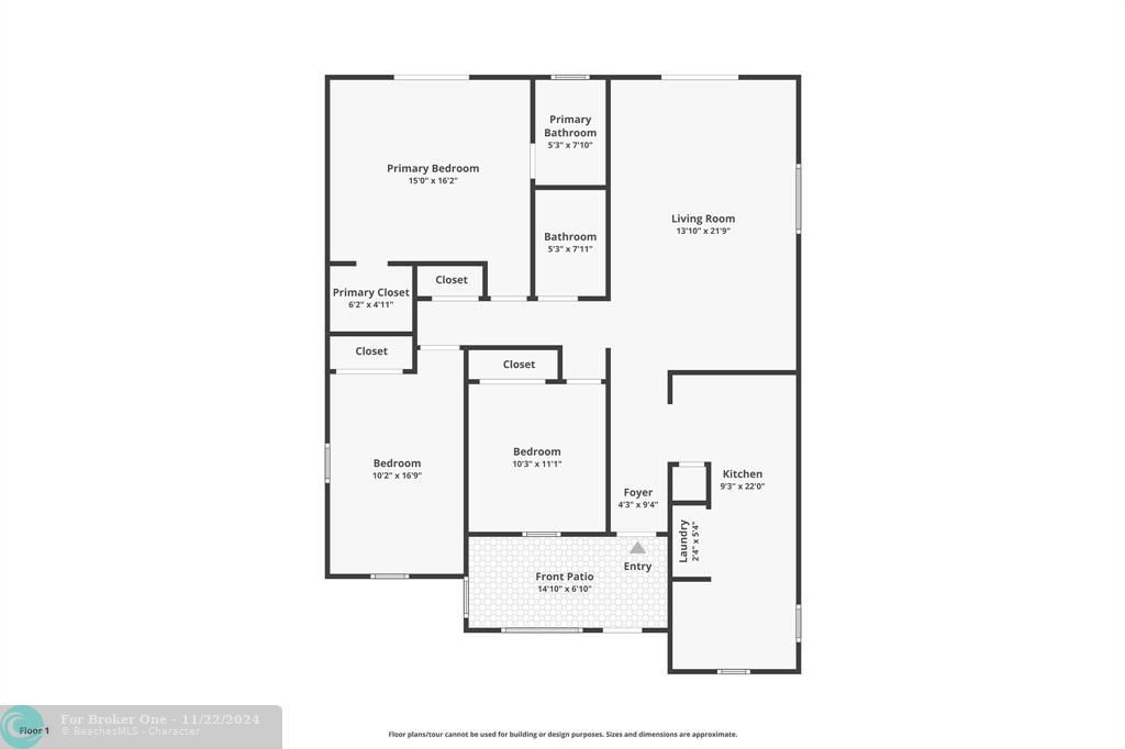 Active With Contract: $484,900 (3 beds, 2 baths, 1403 Square Feet)