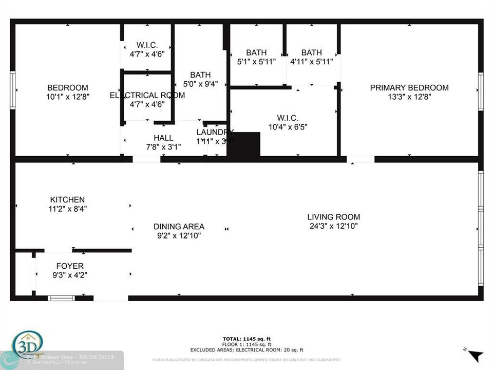 Active With Contract: $185,000 (2 beds, 2 baths, 1188 Square Feet)