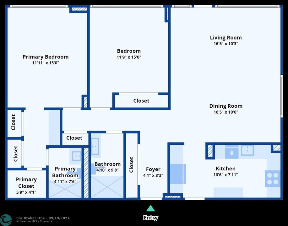 Active With Contract: $365,000 (2 beds, 2 baths, 1120 Square Feet)