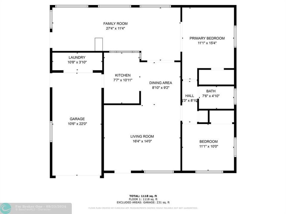 For Sale: $295,000 (2 beds, 1 baths, 1247 Square Feet)