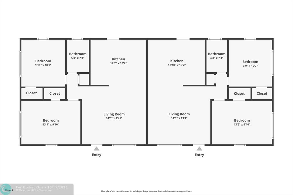 For Sale: $2,300 (2 beds, 1 baths, 826 Square Feet)