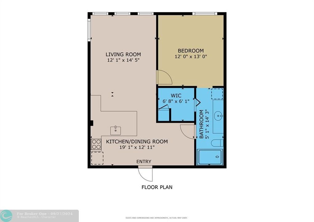 For Sale: $293,000 (1 beds, 1 baths, 720 Square Feet)