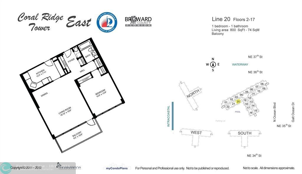 En Venta: $220,000 (1 camas, 1 baños, 800 Pies cuadrados)