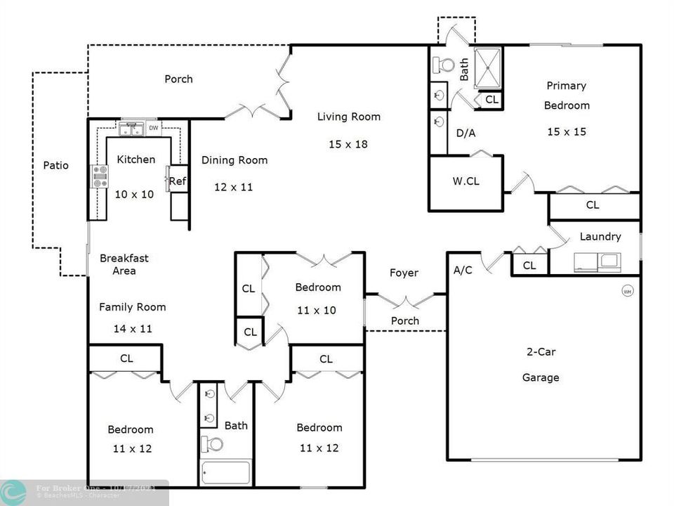 На продажу: $599,900 (4 спален, 2 ванн, 2011 Квадратных фут)