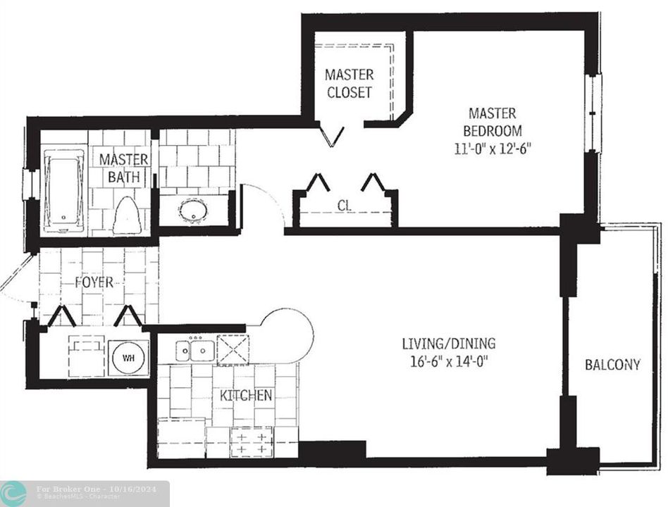 For Sale: $330,000 (1 beds, 1 baths, 852 Square Feet)