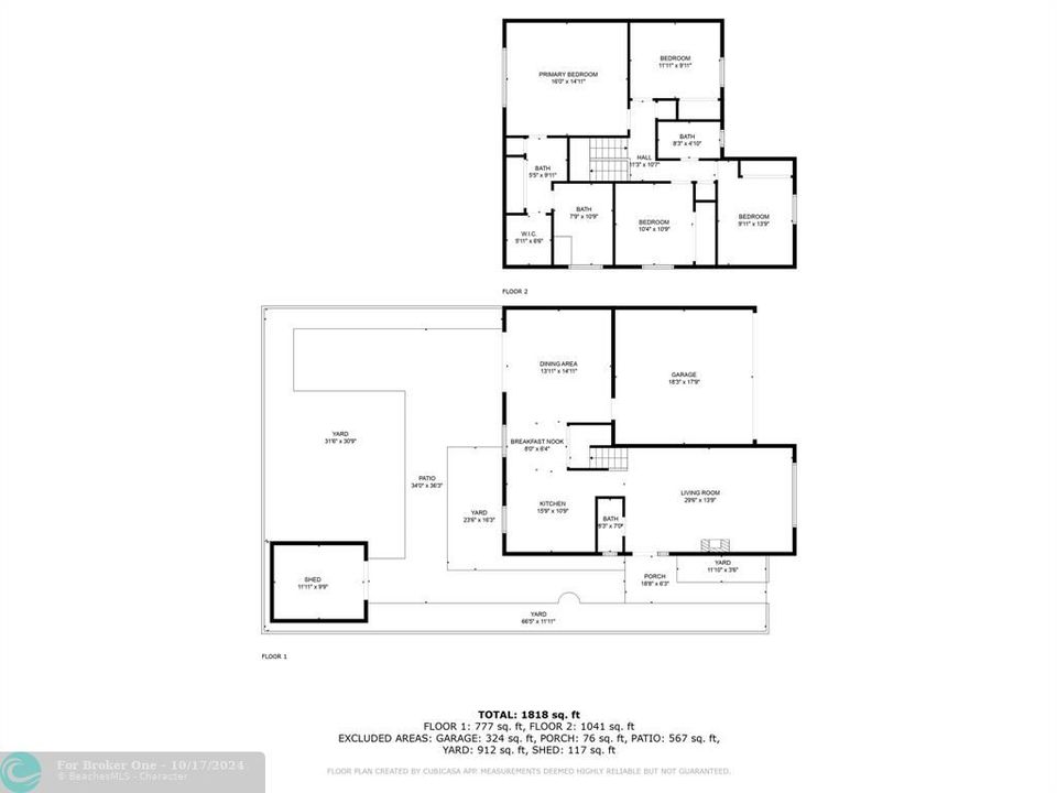 На продажу: $639,000 (4 спален, 2 ванн, 2108 Квадратных фут)