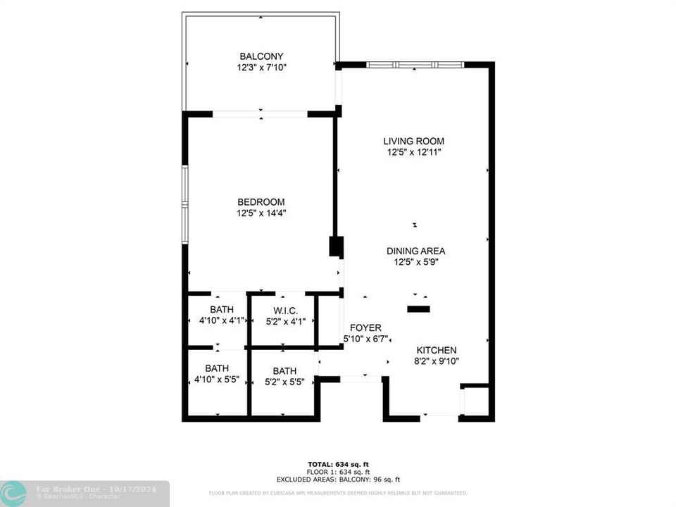 For Sale: $549,000 (1 beds, 2 baths, 686 Square Feet)