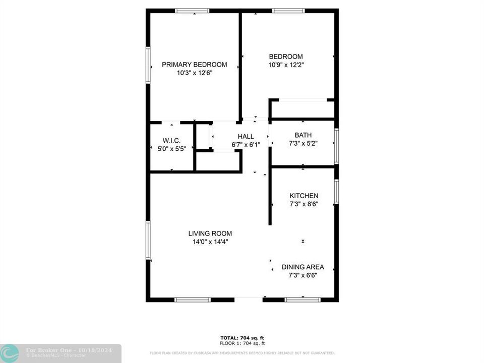 For Sale: $239,900 (2 beds, 1 baths, 740 Square Feet)