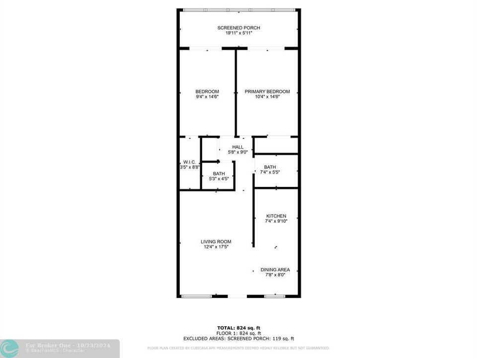 En Venta: $175,000 (2 camas, 1 baños, 880 Pies cuadrados)