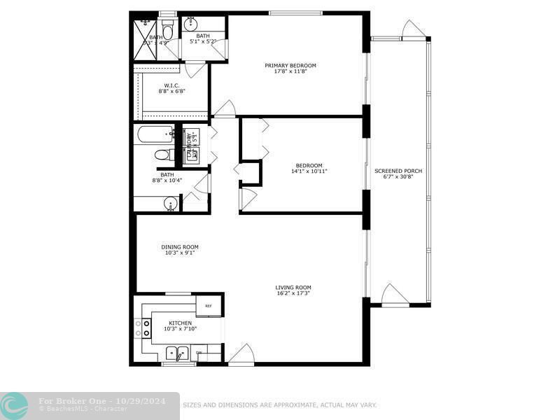 For Sale: $285,000 (2 beds, 2 baths, 1107 Square Feet)