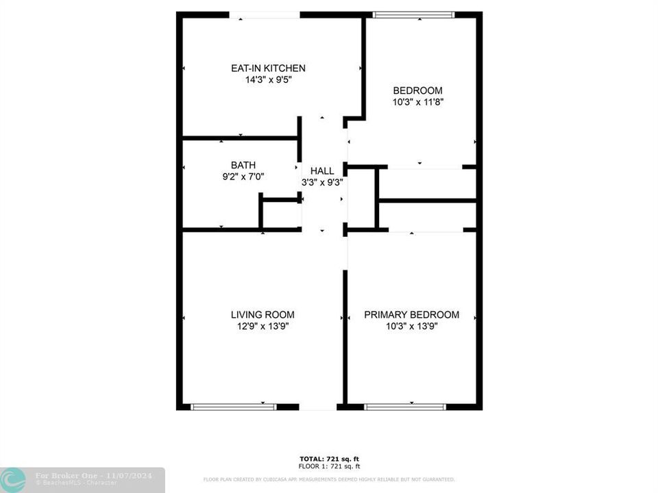 For Sale: $240,000 (2 beds, 1 baths, 860 Square Feet)