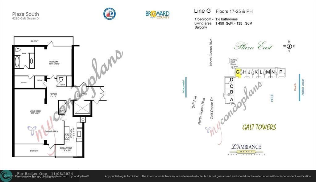 En Renta: $3,500 (1 camas, 1 baños, 1450 Pies cuadrados)