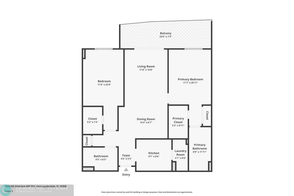 For Sale: $599,000 (2 beds, 2 baths, 1110 Square Feet)