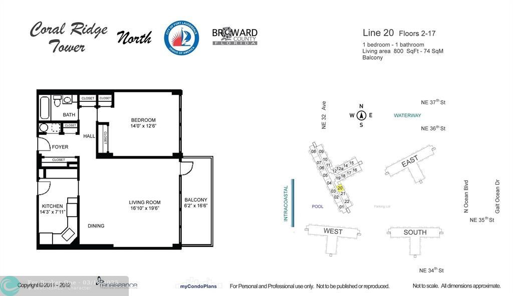 Activo con contrato: $235,000 (1 camas, 1 baños, 800 Pies cuadrados)