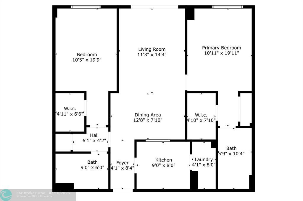 For Sale: $529,000 (2 beds, 2 baths, 1110 Square Feet)