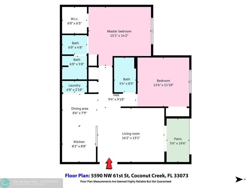 For Sale: $269,900 (2 beds, 2 baths, 1130 Square Feet)