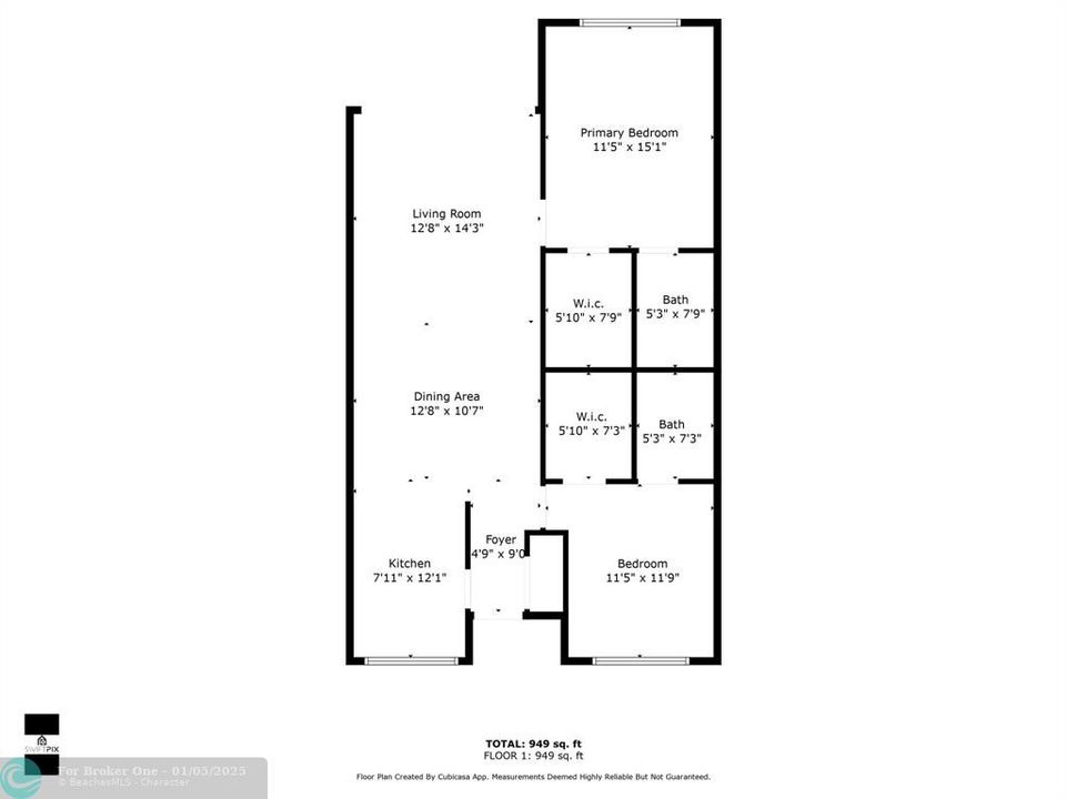 For Sale: $349,000 (2 beds, 2 baths, 1009 Square Feet)