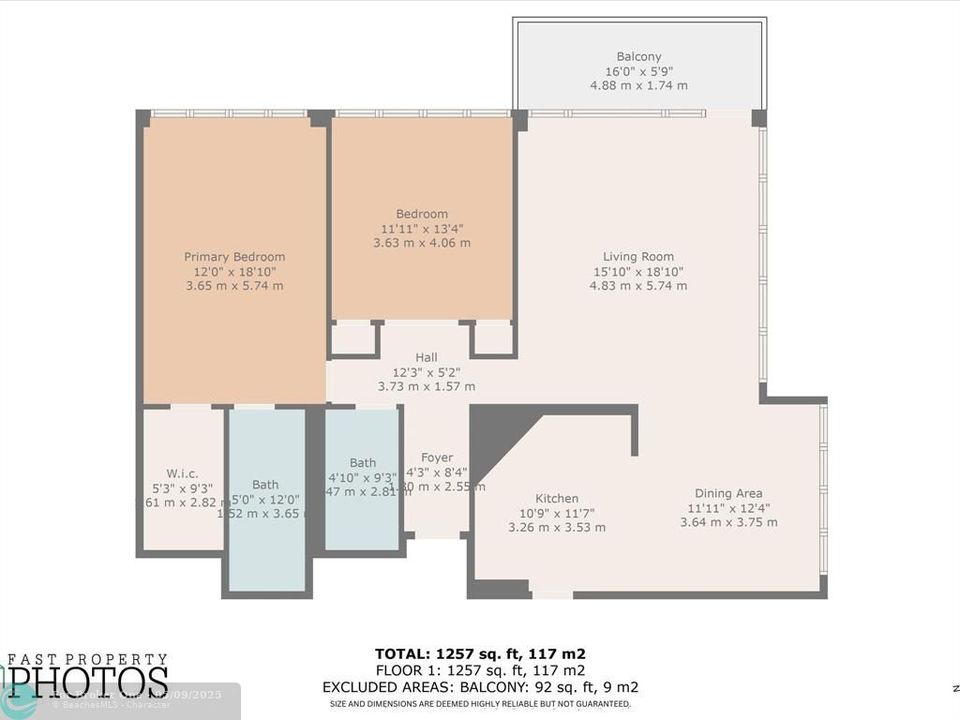 For Sale: $1,119,000 (2 beds, 2 baths, 1284 Square Feet)