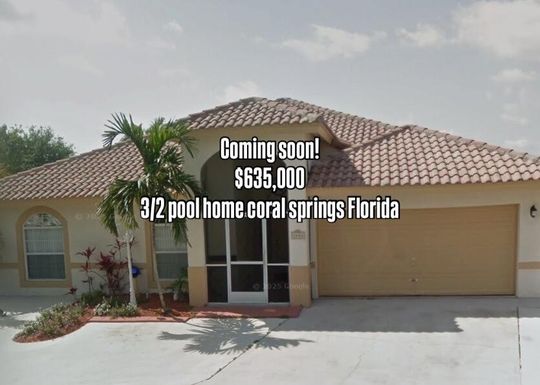 2606 123 Th, Coral Springs, FL 33065