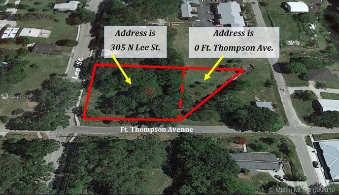 305 N. Lee St. & Ft. Thompson, Other City Value - Out Of Area FL 33935