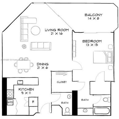 555 NE 34th St # 309, Miami FL 33137