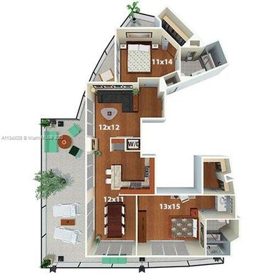 1500 Bay Rd # 1912, Miami Beach FL 33139