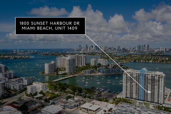 1800 Sunset Harbour Dr # 1409, Miami Beach FL 33139