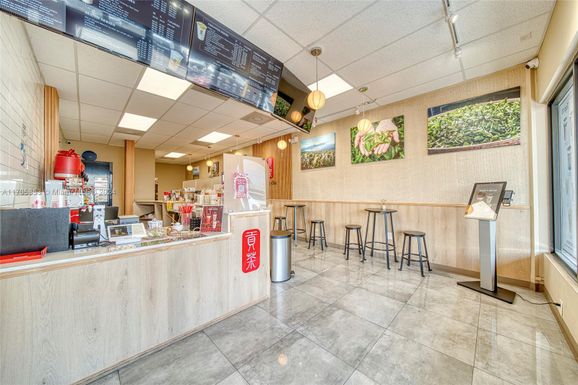 Bobba Tea Restaurant For Sale In Flagler Street, Miami FL 33174