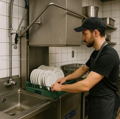 Commercial Dishware and Cutlery Washing Machine, Miami FL 33031