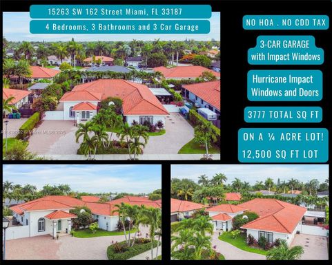 15263 SW 162nd St, Miami FL 33187