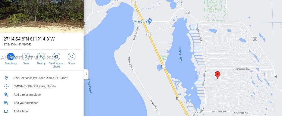 272 DEERWALK AVE, Lake Placid FL 33852