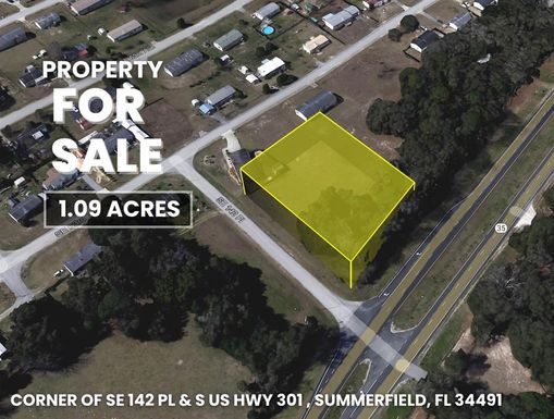 Corner SE 142ND PLACE & S US HWY-301